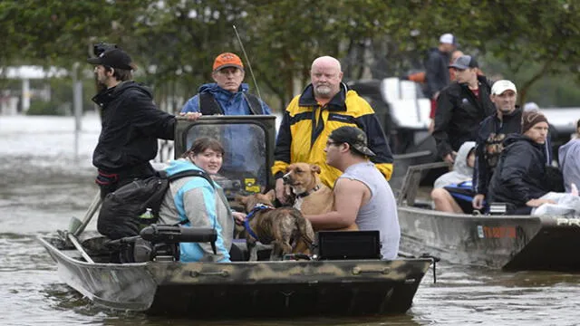 La 'Armada Cajun', un ejército de voluntarios al rescate de los damnificados del huracán Florence 