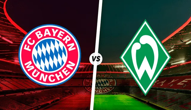 Bayern Múnich enfrenta al Werder Bremen por la Bundesliga. Foto: Composición/La República