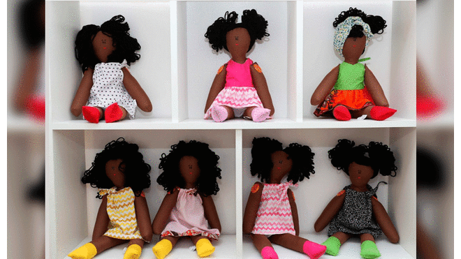 Brasil abre tienda de muñecas de trapo inspiradas en la cultura africana