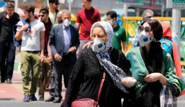 Irán ya suma más de medio millón de contagios y casi 30.000 fallecimientos. Foto: AFP