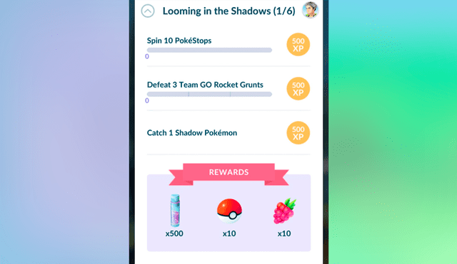 Te dejamos la lista confirmado de todas las misiones y recompensas confirmadas de “Acechando las sombras”, el nuevo evento de Pokémon GO.