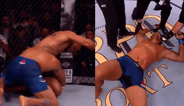 UFC: noquean a luchador de MMA a codazos y no logra ponerse de pie [VIDEO]
