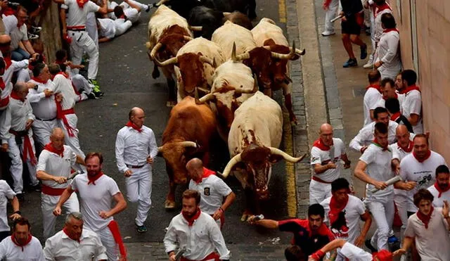 Fiesta de San Fermín. Foto: Reuters.