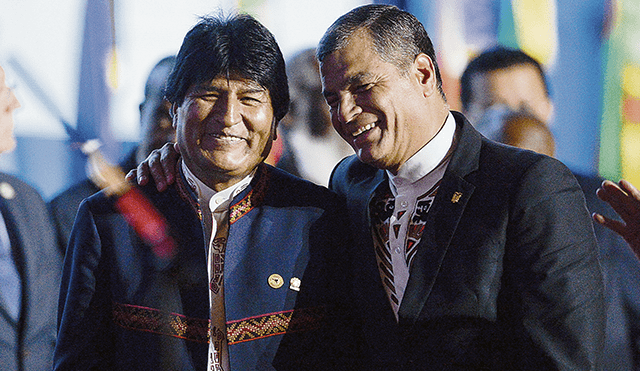 Evo Morales Rafael Correa Foto: AFP
