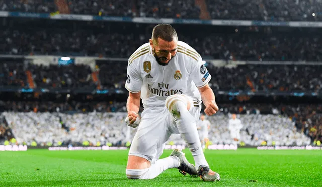 Karim Benzema anotó el único gol del partido. Suma 18 goles en la temporada.