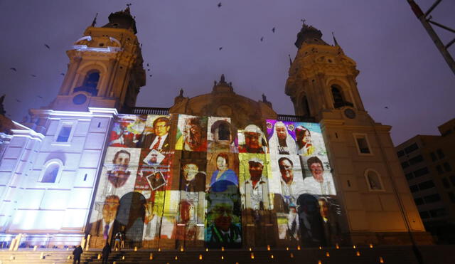 Arzobispado de Lima reconició a los héroes de primera línea. Foto: Felix Contreras.  GLR.