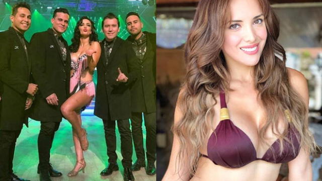 Rosángela Espinoza se reencuentra con Carloncho y su pareja sorprende con aparición en vivo