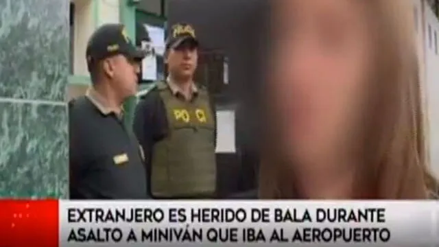 Extranjero es baleado durante asalto a miniván que trasladaba turistas al aeropuerto [VIDEO]