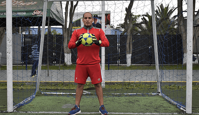 Jaime Regalado es el portero de la selección peruana de fútbol 7. Crédito: ANPPERÚ