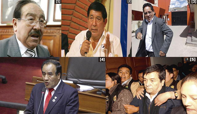 Papelones de los congresistas del Cusco.