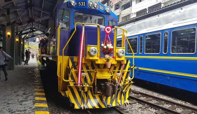 PeruRail incorpora dos locomotoras para servicio social y turístico a Machu Picchu