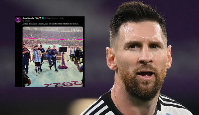 Lionel Messi fue la figura del partido tras anotar el primer gol de Argentina. Foto: composición LR/AFP/FIFA