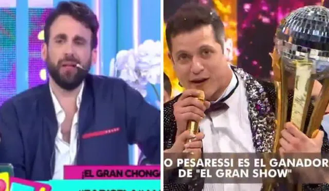 Rodrigo González no cree que Gino Pesaressi haya debido ganar "El gran show". Foto: captura Willax/América TV