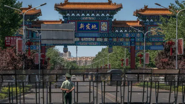 A raíz del brote en Pekín, se extremaron medidas en la capital. Foto: EFE
