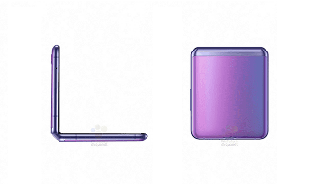 A diferencia del Galaxy Fold, el nuevo Galaxy Z Flip se plegará de forma horizontal para hacerse más compacto.