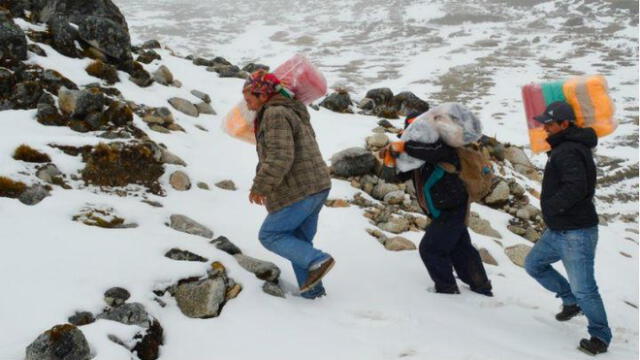 Ayacucho: solo 60% de kits de abrigos fue entregado para enfrentar friaje