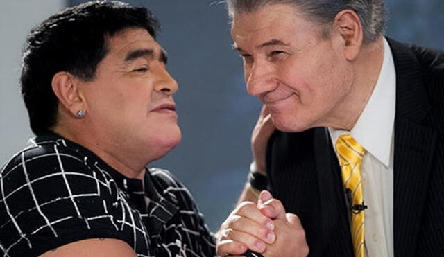 Victor Hugo Morales narró los goles de Maradona a Inglaterra en México 1986. Foto: La Nación