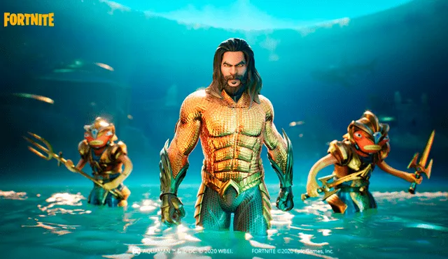 Aquaman es el héroe de la temporada 3 del Battle Royale. Foto: Fortnite.