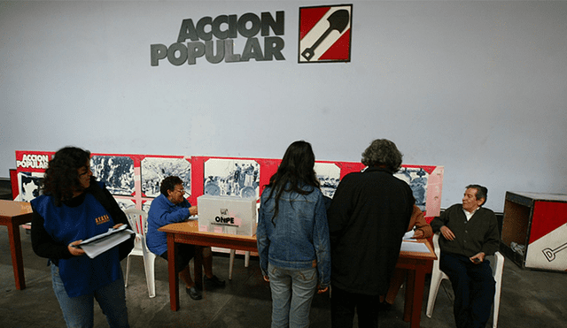 Acción Popular dio a conocer su lista de candidatos. Crédito: Andina.pe