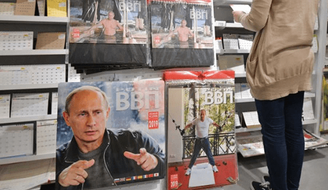 El calendario de Vladimir Putin que arrasa en ventas en Japón [FOTOS]