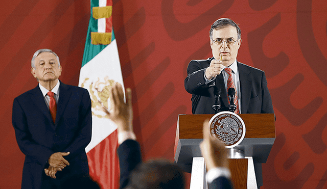 México. Canciller Ebrard habló de "valoraciones políticas".