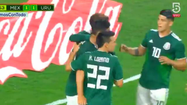 México vs Uruguay: Raúl Jiménez igualó el marcador de tiro penal [VIDEO]