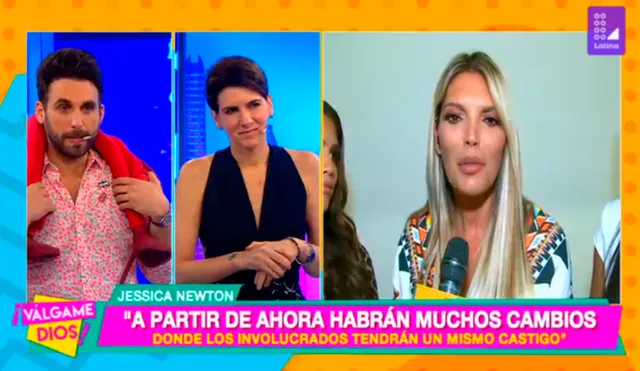 Jessica Newton descubre que integrante del Miss Perú difundió video de Anyella