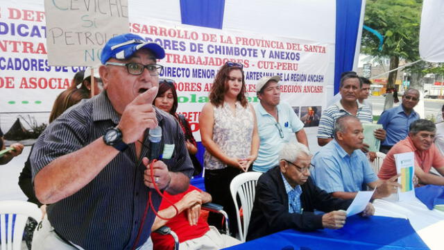 Chimbote se declara en pie de lucha contra la explotación petrolera