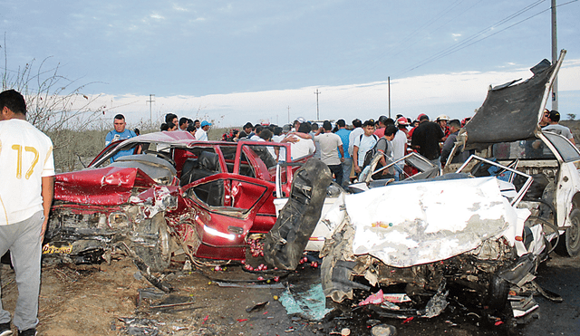 Seis muertos y catorce heridos en accidentes en el norte del país