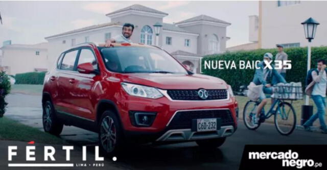BAIC Perú lanza la nueva “BAIC X35” a través de un creativo spot producido por Fértil