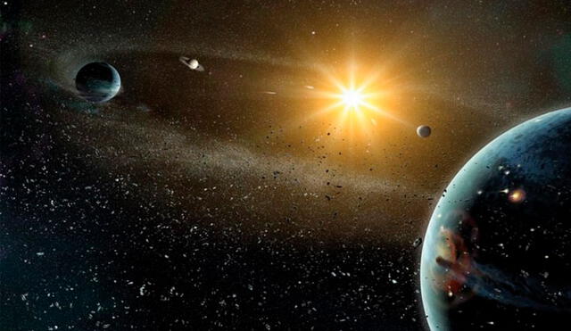 Nuestro sistema solar se formó hace 4600 millones de años. Imagen referencial.