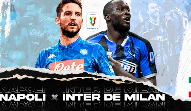 Inter y Napoli definirán al segundo finalista de la Copa Italia. (FOTO: Composición La República).
