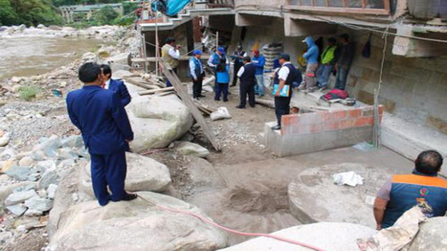 Cusco: Construían vivienda en riberas del río Vilcanota en Machupicchu