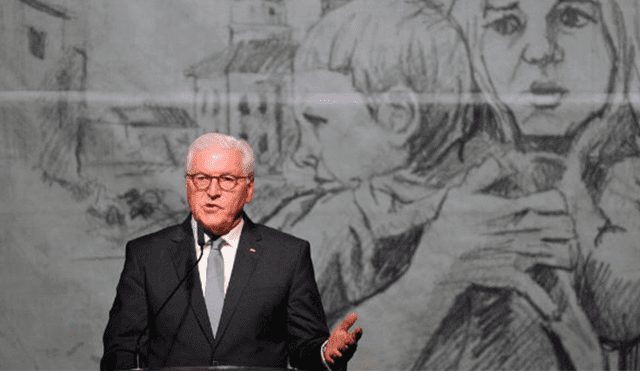 El mandatario alemán volvió a pedir disculpas a todas las víctimas del mayor conflicto bélico en el mundo. (Foto: EFE)