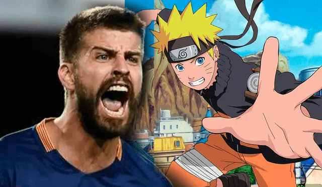 Gerard Piqué no toleró que le adelantaran la trama del anime Naruto en redes sociales. Foto: composición/difusión/Wikipedia