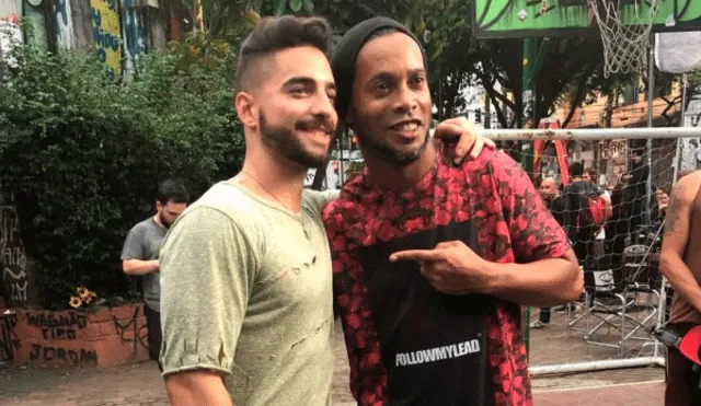 Maluma y Ronaldinho graban videoclip musical para ¿Rusia 2018? [VIDEOS]