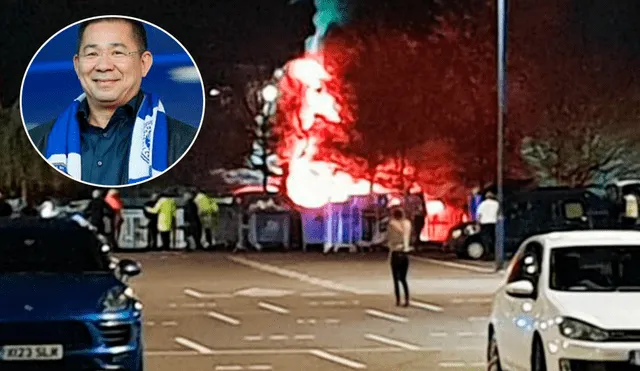 Helicóptero del dueño del Leicester City se estrelló cerca al King Power Stadium [VIDEO]