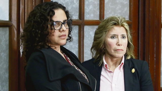 Rocío Sánchez y Sandra Castro han sido separadas del caso Cuellos Blancos. Foto: La República