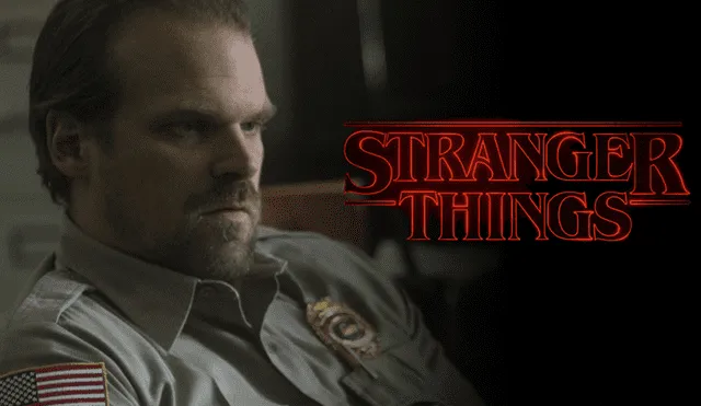 Miles de fanáticos de la serie desean saber como será el regreso del sheriff Hopper en la cuarta temporadade Stranger things. Foto: Netflix