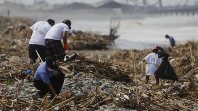 Playa Márquez es una de las más contaminadas, debido al plástico y basura. Foto: difusión