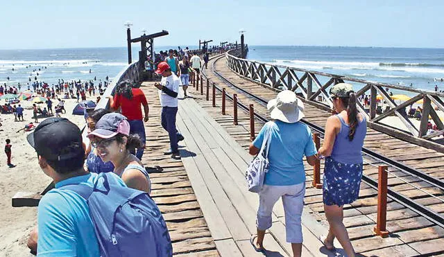 Antes de la pandemia, la playa de Pimentel recibía a unos 5.000 visitantes cada fin de semana. Foto: Archivo/La República