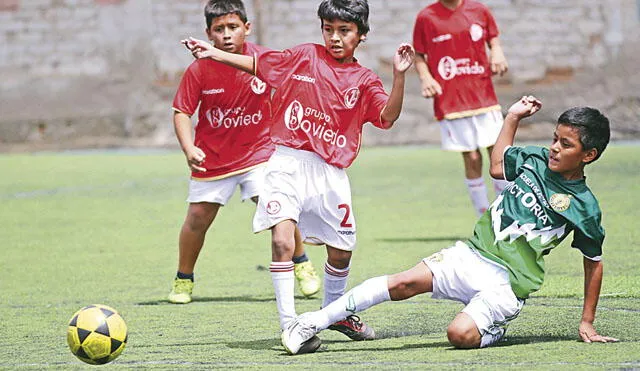 Campeonatos como "Creciendo con el fútbol" se encuentran suspendidos por la pandemia. Foto: Archivo