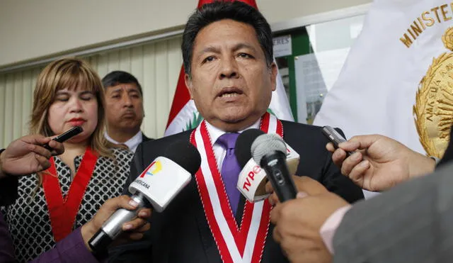 Carlos Ramos Heredia juró como fiscal de la Nación en mayo del 2014 en reemplazo de José Peláez Bardales. Foto: difusión