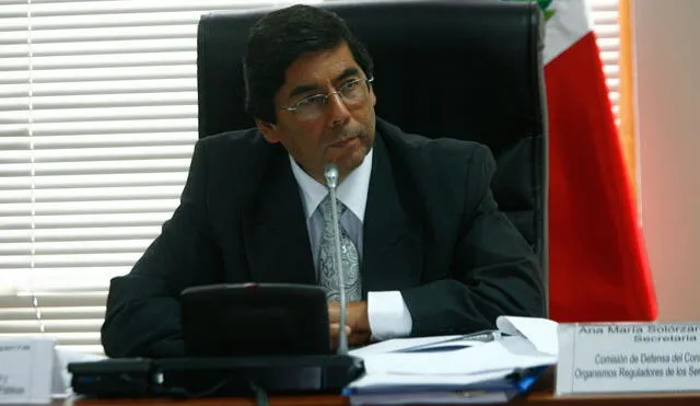 Jaime Delgado, fue el presidente de la Comisión de Defensa del Consumidor del Congreso. Foto: difusión