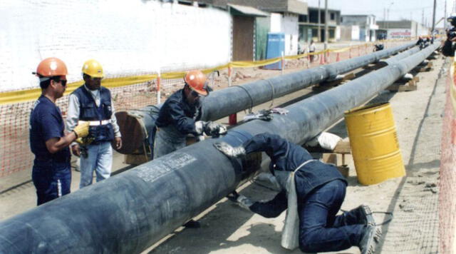 Obras de tendido de redes de gas y conexiones domiciliarias en Piura continúan su avance. Foto: difusión