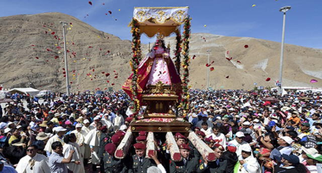 La imagen de la Mamita de Chapi estará en la explanada del santuario. Foto: archivo LR