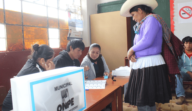 La ciudadanía cajamarquina acudió a las urnas para elegir a sus autoridades. Foto: La República