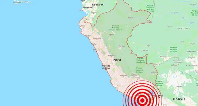 El primer sismo se sintió a 34 kilómetros al oeste de Omate. Foto: IGP