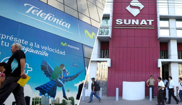 Desde Sunat, advierten que Telefónica ha usado el dinero que adeuda en generar más ingresos para su beneficio. Foto: Composición