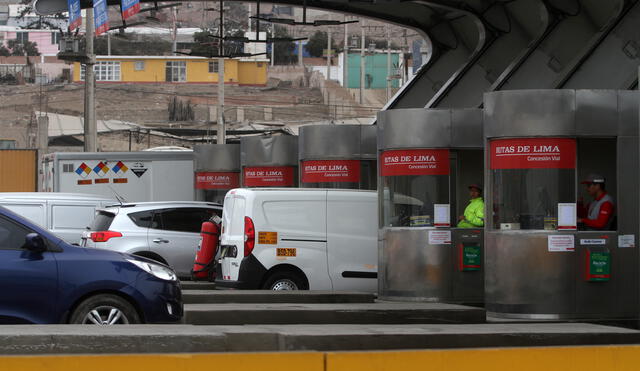 Peajes de Rutas de Lima cobrarán 6.50 soles desde el 21 de febrero. Foto: difusión